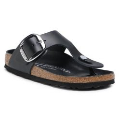 Japonki Birkenstock. Czarne japonki Birkenstock, bez wzorów. Za 499.00 zł.