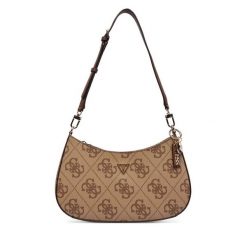 Torebka Guess. Brązowe torebki klasyczne Guess, z aplikacjami, klasyczne, bez dodatków. Za 549.99 zł.