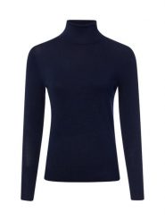 Marie Lund Sweter Kobiety drobna dzianina niebieski, M. Niebieskie swetry Marie Lund, m, bez wzorów, z dzianiny, eleganckie, bez ramiączek. Za 179.95 zł.