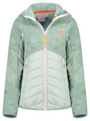 Geographical Norway Kurtka polarowa "Trema" w kolorze miętowym rozmiar: M. Zielone kurtki Geographical Norway, m, bez wzorów, z polaru, bez kaptura. Za 148.61 zł.