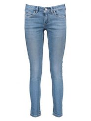 Pepe Jeans Dżinsy "Pixie" - Skinny fit - w kolorze błękitnym rozmiar: W27/L30. Niebieskie jeansy Pepe Jeans, l, z aplikacjami, z jeansu, klasyczne. Za 162.49 zł.