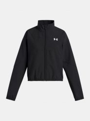 Kurtka damska Under Armour UA Rival Woven-BLK. Szare kurtki Under Armour, bez wzorów, z materiału, bez kaptura. Za 252.32 zł.
