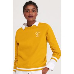 Bluza z bawełny organicznej - Żółty. Żółte bluzy Reserved, l, bez wzorów, z bawełny, bez ramiączek, bez kaptura. Za 59.99 zł.