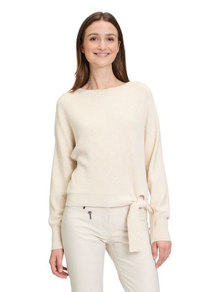 Betty Barclay Sweter w kolorze kremowym rozmiar: 40. Brązowe swetry Betty Barclay, bez wzorów, ze splotem, bez ramiączek. Za 130.99 zł.