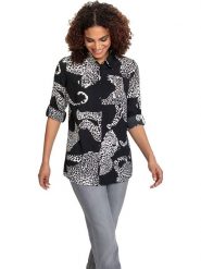 WITT WEIDEN Bluzka w kolorze czarnym rozmiar: 36. Czarne bluzki WITT WEIDEN, bez wzorów, bez kołnierzyka, bez ramiączek. Za 30.99 zł.