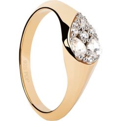 P D Paola Pierścionek P D Paola Vanilla maDemiofilla - pozłacany i 925 sterling silver i srebro Pierścionki 1 ct Damski. Białe pierścionki P D Paola, z cyrkonią, pozłacane. Za 336.99 zł.