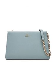 Furla Torebka Camelia Mini Crossbody WE00528 ARE000 CN 3963S Błękitny. Niebieskie kopertówki Furla, bez wzorów, ze skóry, wizytowe, bez dodatków. Za 749.99 zł.