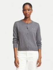 Guess Jeans Kardigan W6BR02 Z1245 Szary Regular Fit. Szare swetry Guess Jeans, xl, z aplikacjami, z jeansu, bez ramiączek. Za 389.99 zł.