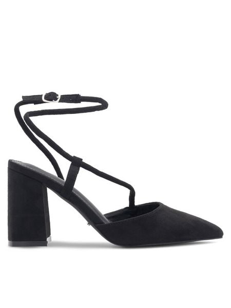 DeeZee Czółenka AISCHA KL-HH4587-21 Czarny. Czarne czółenka DeeZee, bez wzorów, z materiału, bez obcasa, bez zapięcia. Za 77.99 zł.