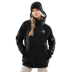 Kurtka snowboardowa damska W1-W Skywalk. Czarne kurtki przejściowe sportowe SIROKO, na zimę, m, bez wzorów, z materiału, z kapturem, narciarskie. Za 276.00 zł.