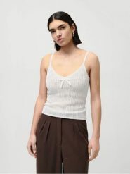 LeGer Top "Maren" w kolorze kremowym rozmiar: 40. Brązowe topy LeGer, bez wzorów, bez kołnierzyka, bez ramiączek. Za 78.99 zł.