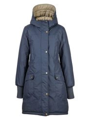 Finside Parka "Sipuli" w kolorze granatowym rozmiar: 34. Niebieskie płaszcze finside, s, bez wzorów, z poliamidu, bez kaptura. Za 462.29 zł.