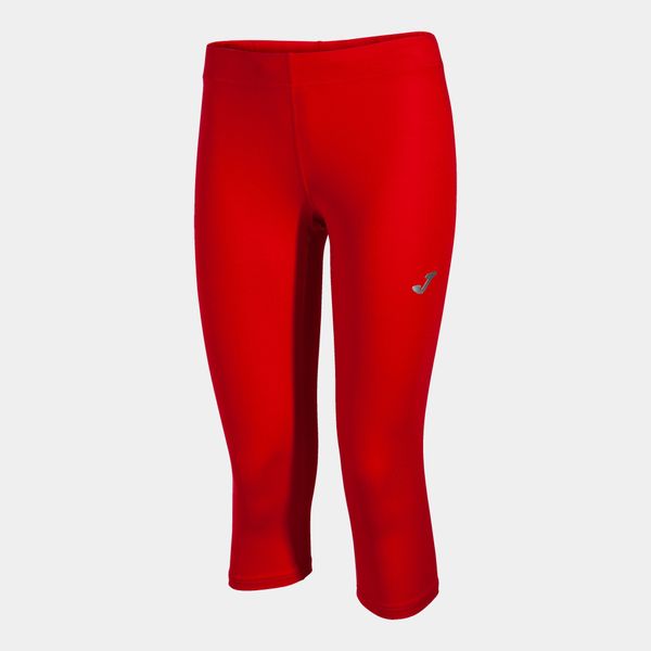 Legginsy do biegania damskie Joma Record III 3/4. Czerwone legginsy Joma, bez wzorów, sportowe. Za 184.40 zł.