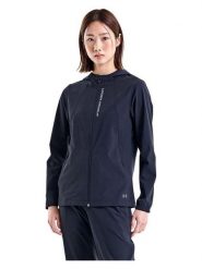 Under Armour Kurtka "Outrun The Storm" w kolorze granatowym do biegania rozmiar: S. Niebieskie kurtki do biegania Under Armour, s, bez wzorów, bez kaptura, do biegania. Za 210.81 zł.