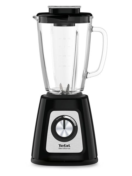 Tefal Blender stojący "Blendforce" w kolorze czarnym - 1,25 l rozmiar: onesize. Blendery Tefal. Za 355.45 zł.