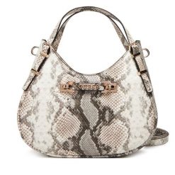 Torebka Guess. Szare torebki klasyczne Guess, z aplikacjami, klasyczne, bez dodatków. Za 399.99 zł.