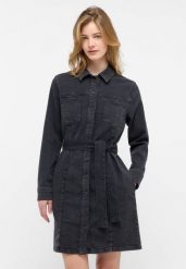 Damska Sukienka Mini Mustang Style Elmira Dress Denim Black 1015588 4000 802. Czarne sukienki Mustang, bez wzorów, z denimu, bez kołnierzyka, bez ramiączek, mini. Za 219.99 zł.