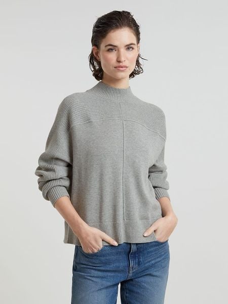 G-Star Sweter w kolorze szarym rozmiar: S. Szare swetry G-Star, s, bez wzorów, z kaszmiru, retro, bez ramiączek. Za 255.34 zł.