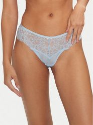 Hunkemöller Figi brazylijskie Isabella 206295 Niebieski. Niebieskie figi Hunkemöller, bez wzorów, z syntetyku. Za 49.99 zł.