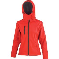 Kurtka Result Softshell Capuche Femme Tx Performance. Czarne kurtki RESULT, l, bez wzorów, z elastanu, eleganckie, bez kaptura. Za 251.50 zł.