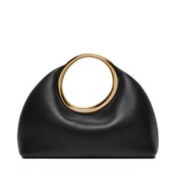 Torebka JACQUEMUS. Czarne torebki klasyczne JACQUEMUS, bez wzorów, klasyczne, bez dodatków. Za 3,099.00 zł.