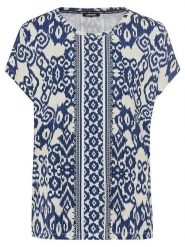 Olsen Bluzka w kolorze granatowym rozmiar: 46. Niebieskie bluzki Olsen, bez wzorów, bez kołnierzyka, bez ramiączek. Za 60.99 zł.