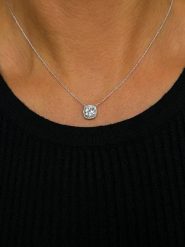 OR Carats Złoty naszyjnik z diamentem rozmiar: onesize. Szare naszyjniki OR Carats, z materiału, z diamentem, złote. Za 898.37 zł.