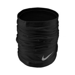 Komin NIKE THERMA FIT WRAP 2.0. Czarne szaliki i kominy Nike, bez wzorów, sportowe. Za 129.99 zł.