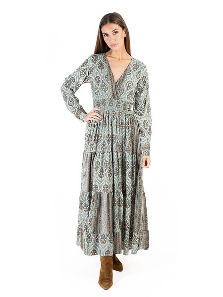 Isla Bonita by SIGRIS Sukienka w kolorze błękitnym rozmiar: L. Niebieskie sukienki Isla Bonita by SIGRIS, l, bez wzorów, bez kołnierzyka, bez ramiączek, maxi. Za 149.31 zł.