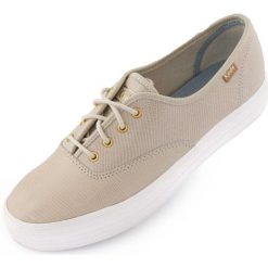 Damskie trampki Keds Triple Kick beżowe roz. 42. Brązowe trampki WOMEN'S HEALTH, bez wzorów, bez zapięcia. Za 195.99 zł.