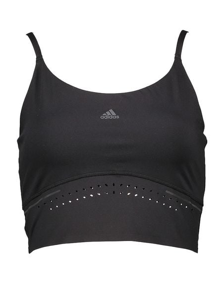 Adidas Top sportowy "WTR 45S" w kolorze czarnym rozmiar: L. Czarne topy sportowe adidas, l, bez wzorów, z materiału, outdoorowe. Za 96.14 zł.