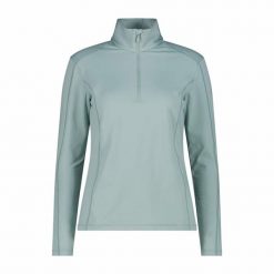 Sweter CMP Kobiety z 1/4 zamkiem. Czarne swetry CMP, bez wzorów, z elastanu, bez ramiączek. Za 177.50 zł.