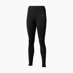 Legginsy do biegania damskie Mizuno Active Warmalite Long. Czarne legginsy Mizuno, bez wzorów, z elastanu. Za 169.99 zł.