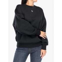 Bluza damska Under Armour UA Rival Fleece Oversized Crew. Czarne bluzy Under Armour, m, bez wzorów, bez kaptura. Za 172.99 zł.