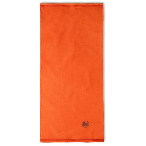 Komin na szyję - Bandana BUFF Merino Lightweight Solid. Brązowe szaliki i kominy Buff, bez wzorów. Za 102.00 zł.