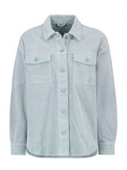 Sublevel Sztruksowa kurtka koszulowa w kolorze błękitnym rozmiar: L. Niebieskie kurtki Sublevel, l, bez wzorów, ze sztruksu, bez kaptura. Za 148.61 zł.