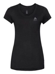 Odlo Koszulka sportowa "Merino130" w kolorze czarnym rozmiar: S. Czarne t-shirty sportowe ODLO, s, bez wzorów, z lyocellu, bez ramiączek, outdoorowe. Za 157.45 zł.