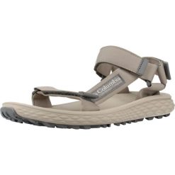 Sandały COLUMBIA KONOS GLOBETROT WMNS Beżowy. Brązowe sandały Columbia, bez wzorów, z materiału, bez obcasa, bez zapięcia. Za 209.99 zł.