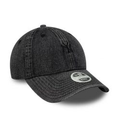 Czapka z daszkiem New Era femme New York Yankees 9Twenty. Czarne czapki z daszkiem New Era, bez wzorów, z bawełny, eleganckie. Za 168.75 zł.