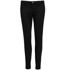 Chinosy Damskie Jules 7/8. Czarne chinosy SOL'S, bez wzorów, z dresówki. Za 219.99 zł.