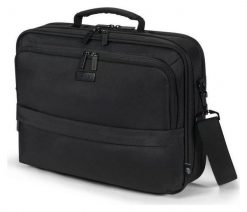 Torba Dicota Eco Multi Core 15-17.3'' czarny. Czarne torby na laptopa Dicota, bez wzorów, z materiału, na ramię. Za 169.90 zł.