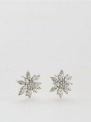 Ozdobne kolczyki - srebrny. Szare kolczyki Reserved, srebrne. Za 39.99 zł.