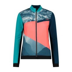 Damski top treningowy CMP. Niebieskie topy CMP, bez wzorów, sportowe, bez kołnierzyka, bez ramiączek. Za 323.50 zł.