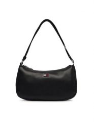 Tommy Jeans Torebka Tjw Daily Elevated Shoulder Bag AW0AW19041 Czarny. Czarne torebki klasyczne Tommy Jeans, bez wzorów, z jeansu, bez dodatków. Za 369.99 zł.