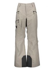 Helly Hansen Spodnie narciarskie "Powderqueen" w kolorze beżowym rozmiar: L. Brązowe spodnie dresowe Helly Hansen, bez wzorów, z materiału. Za 436.90 zł.