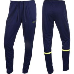 Spodnie Sportowe damskie Nike Dri-Fit Academy 21 Pant. Niebieskie spodnie dresowe Nike, bez wzorów, długie. Za 208.72 zł.