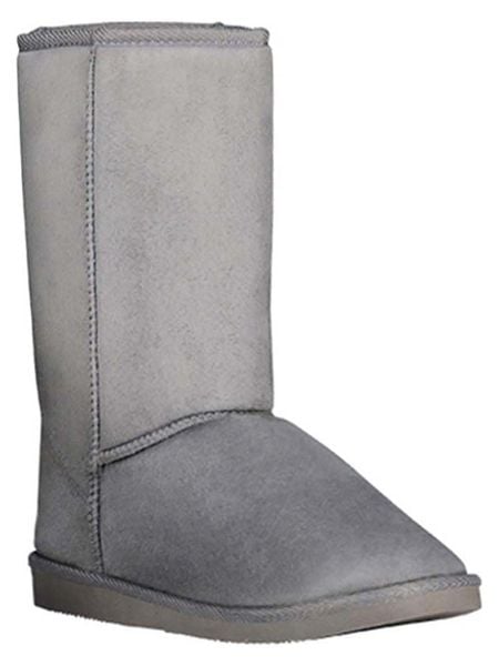 Geographical Norway Kozaki zimowe "Opilate" w kolorze szarym rozmiar: 41. Szare kozaki Geographical Norway, na zimę, bez wzorów, z futra, eleganckie, bez obcasa, bez zapięcia. Za 100.99 zł.