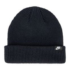 Czapka zimowa Nike Terra Futura 365 Short-Cuff. Czarne czapki zimowe Nike, bez wzorów, sportowe. Za 99.99 zł.