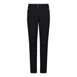 Spodnie damskie turystyczne CMP 35T6386. Niebieskie spodnie materiałowe CMP, bez wzorów, sportowe. Za 382.50 zł.