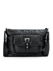 Monnari Torebka BAGIMP0-24Z-BAG6520-K020D000-R00 Czarny. Czarne listonoszki Monnari, bez wzorów, z materiału, bez dodatków. Za 149.99 zł.